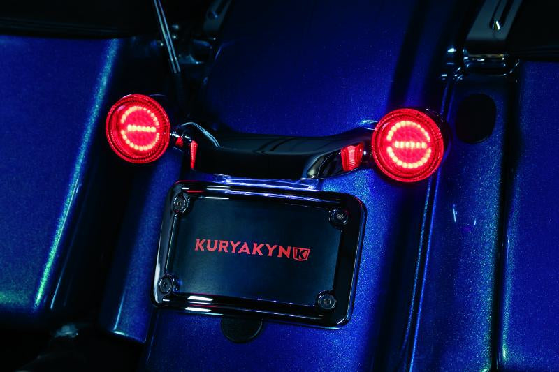 Kuryakyn Luminez L.E.D. Rear Turn Signal Insert 1157 Red for Harley-Davidson