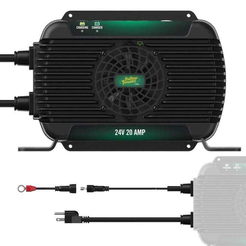 Battery Tender 24V 20A PowerPlus On-Board Battery Charger - Rugged Marine & Industrial Power Supply