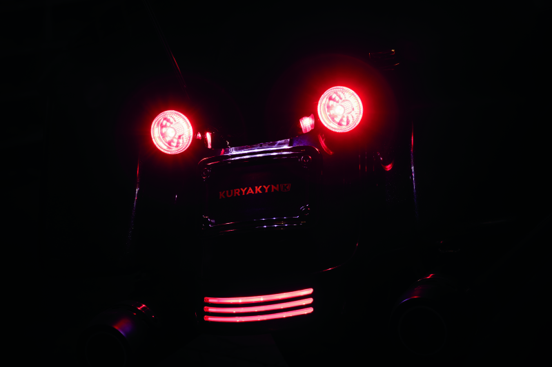 Kuryakyn 1157 LED Bulb Red/Red – Dual Function Brake and Turn Signal Light Replacement