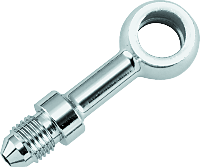 Twin Power Stainless Brake Fitting 3/8 Inch x AN3 Straight Banjo Adaptor for Harley Brake Systems