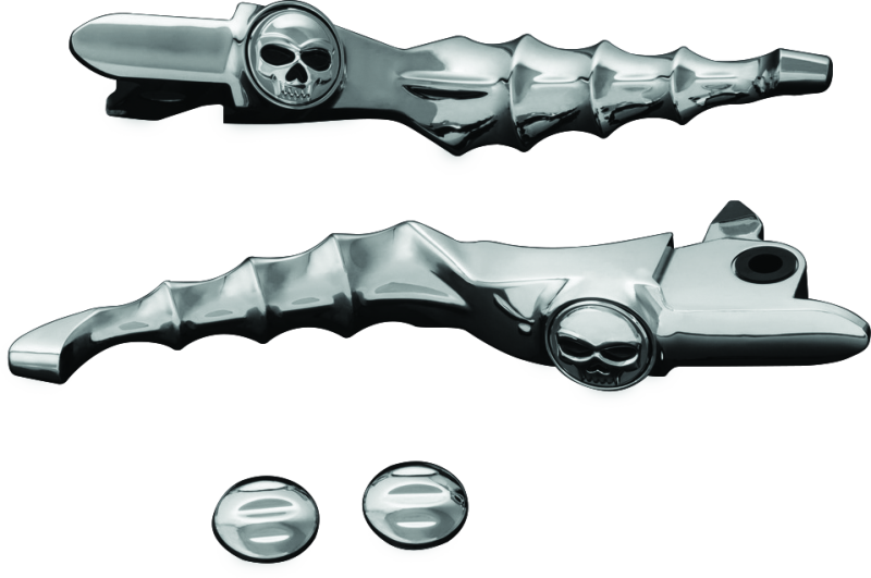 Kuryakyn Zombie Levers for Harley-Davidson 2014-2016 Touring Models - Chrome Finish