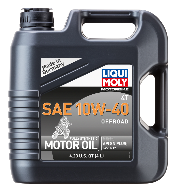 LIQUI MOLY 4L Offroad 4-Stroke 10W40 Synthetic Motor Oil for Powersports