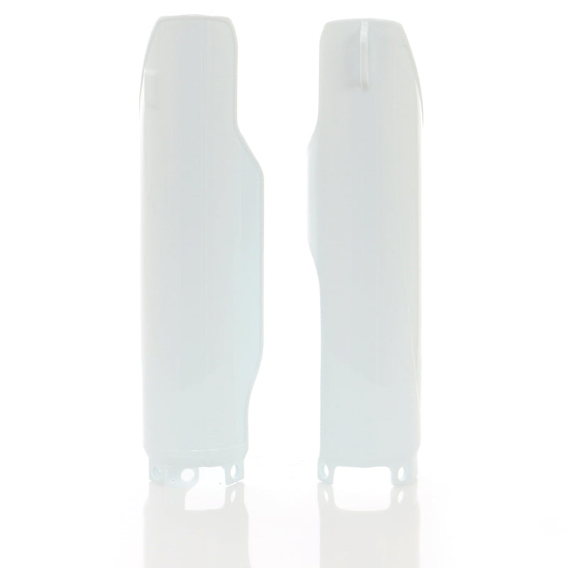 Acerbis Honda CR125R/250R/CR500R/CRF450 Lower Fork Cover Set - White for 1990-1999 Models
