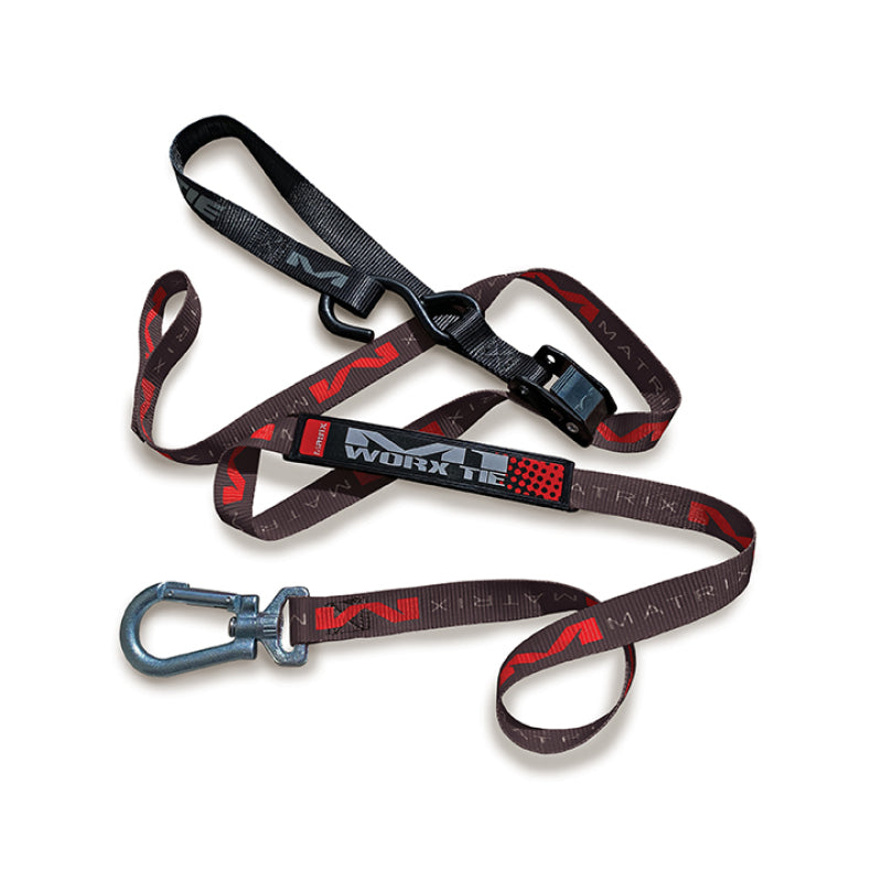Matrix Concepts M1.0 Worx Tie Down Set - Black for Powersports Equipment
