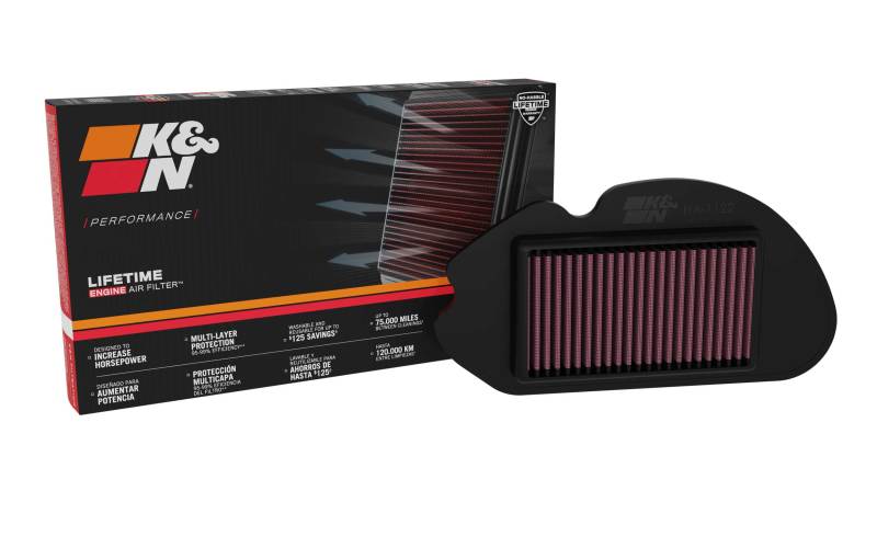 K&N Engineering 22-23 Honda NVA110B Navi Replacement High-Flow Air Filter - Durable Reusable Performance Filter