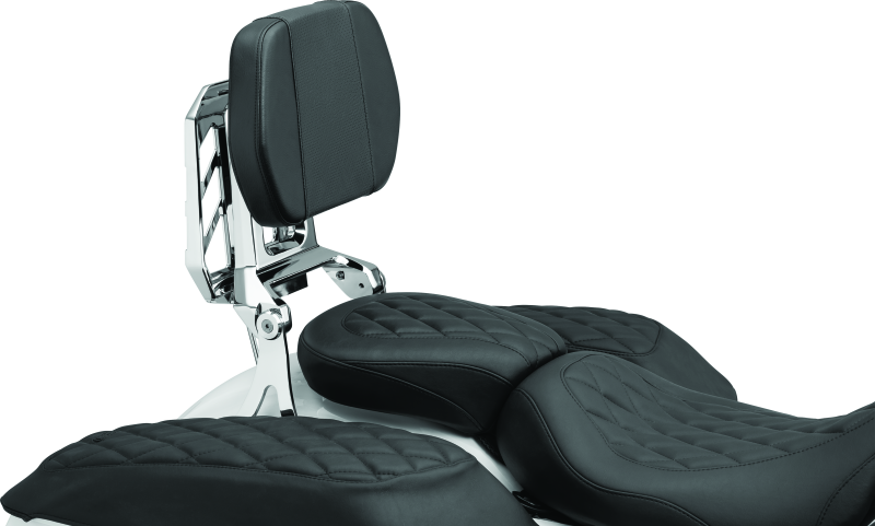 Kuryakyn Neo Driver & Passenger Backrest with Luggage Rack – Chrome Part 5746