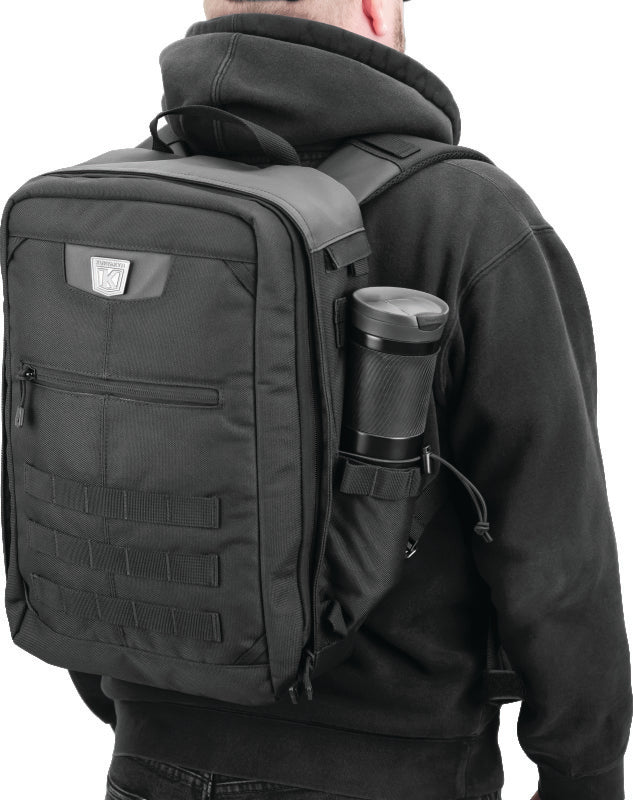 Kuryakyn Momentum Runaway Backpack - Durable Weather-Resistant 20.5L Powersports Backpack for Commuters and Riders