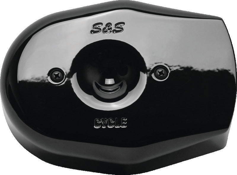 S&S Cycle 17-23 M8 Touring and 2018-2023 Big Twin Stealth Air Cleaner Kit with Black Tribute Cover