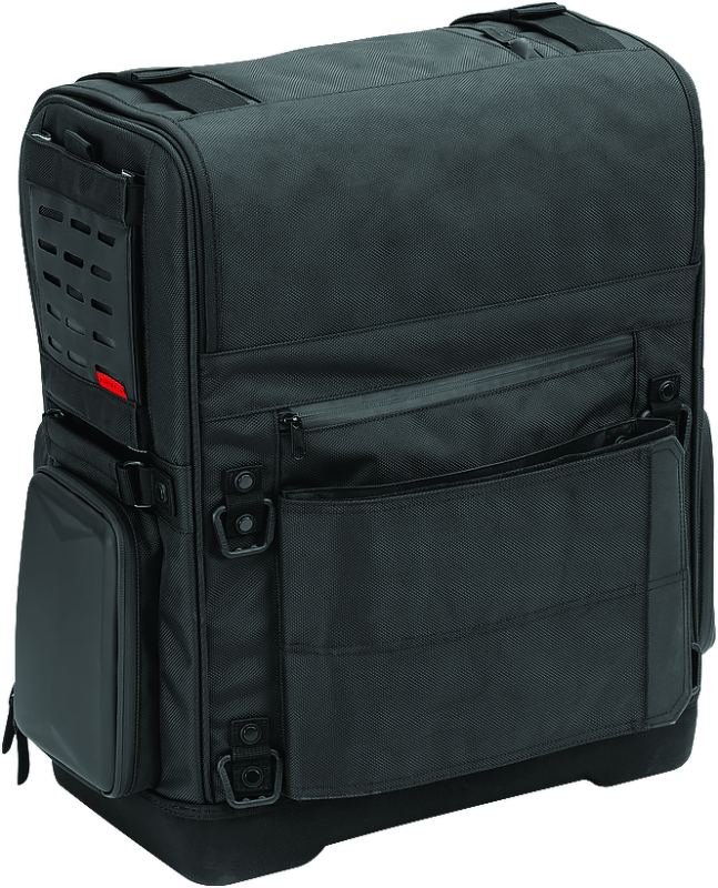 Kuryakyn Xkursion XS Odyssey Bag - Versatile 52-Liter Motorcycle Luggage with Media Storage and External Pockets