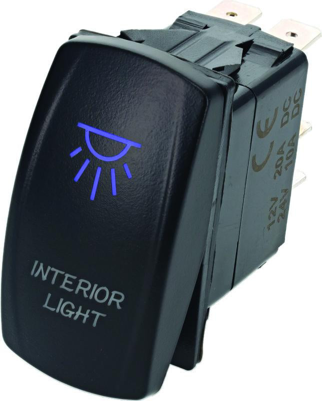 DragonFire Racing Lighted On/Off Switch with Blue Illumination - Part 521377