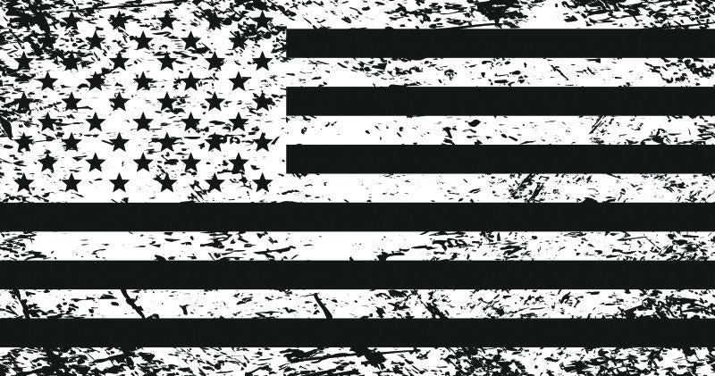 DragonFire Racing Tattered American Flag Whip Flag - Powersports Accessory