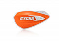 Cycra Cyclone MX Open Handguard with Universal Fixing Brackets - Orange/White