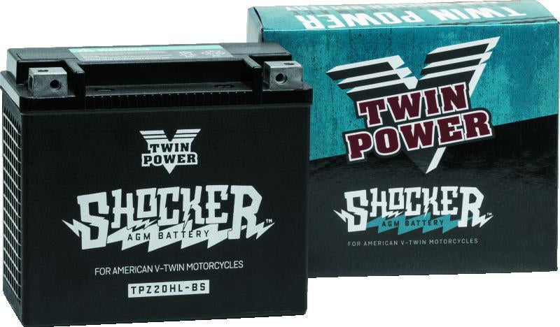 Twin Power YTX-20HL Shocker Battery – Heavy-Duty Powersports Replacement for Harley-Davidson 65989-97A