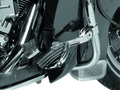 Kuryakyn Tour-Tech Cruise 6-Inch Mount Arm with ISO Wing Pegs and 1-1/4-Inch Clamp in Chrome