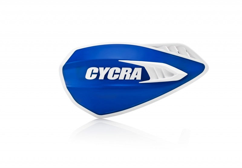 Cycra Cyclone MX Blue/White Universal Handguard with Impact-Resistant Cover