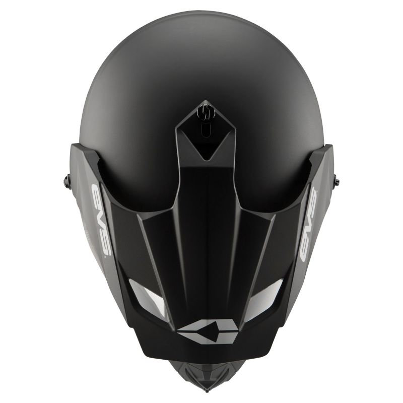 EVS T5 Dual Sport Venture Solid Helmet Visor - Matte Black (Part #DSHE18VS-VSBK)