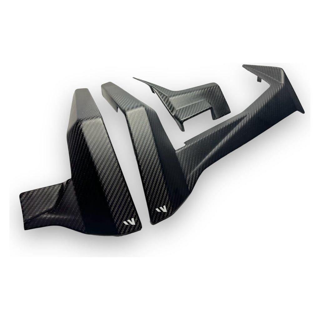 Polaris RZR Pro / Turbo R Carbon Fiber Dash Trim Kit (3-Piece)