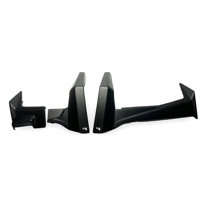 Polaris RZR Pro / Turbo R Carbon Fiber Dash Trim Kit (3-Piece)