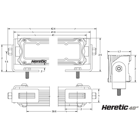 40" LED Light Bar
