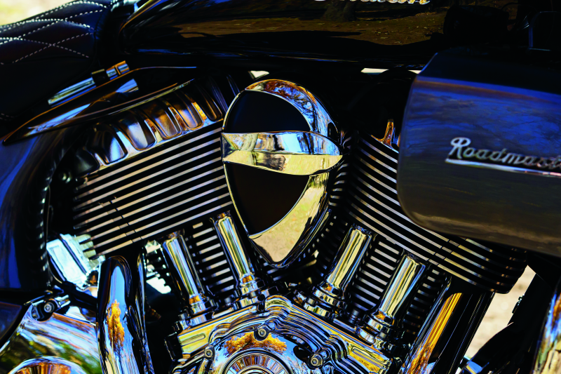 Kuryakyn Horn Cover John Shope Series Chrome for Indian Big Twins