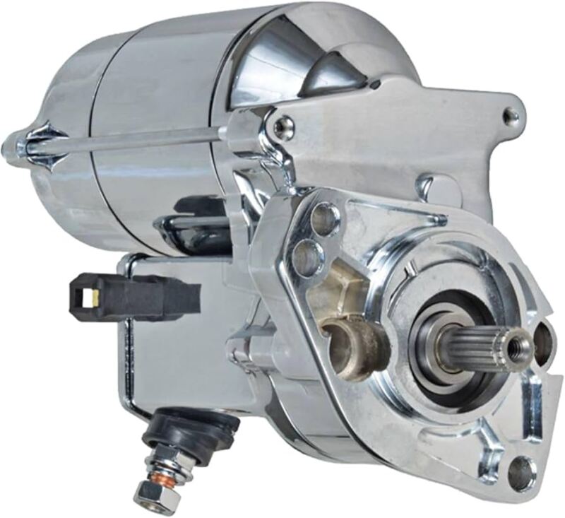 Arrowhead Harley-Davidson 12-Volt Starter Motor with 10-Tooth Gear for Touring and Softail Models