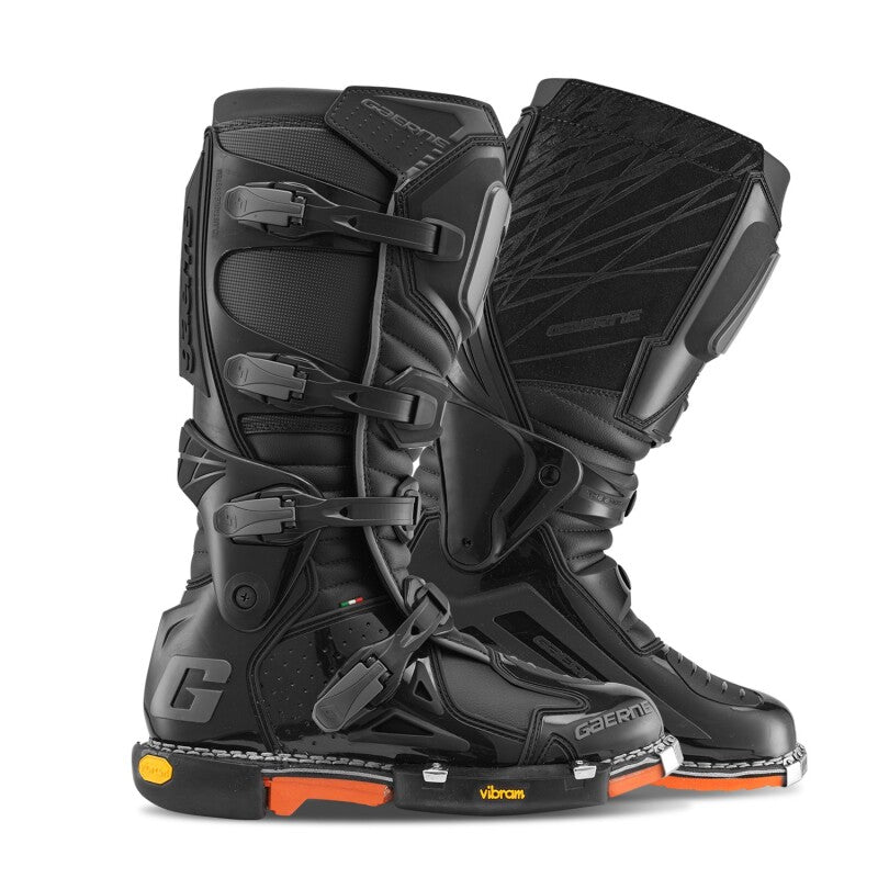 Gaerne Fastback Endurance Supermotard Boot Midnight Size 11 – High-Performance Italian Powersports Footwear
