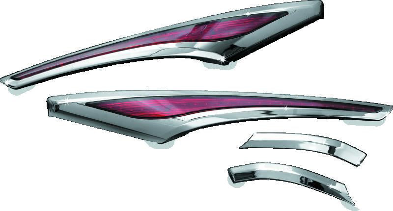 Kuryakyn L.E.D. Saddlebag Accent Swoops for Honda Gold Wing 2012-2017