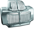 Kuryakyn Oil Cooler Cover for Harley Davidson Touring Models (2011-2013) Chrome - Part #7784
