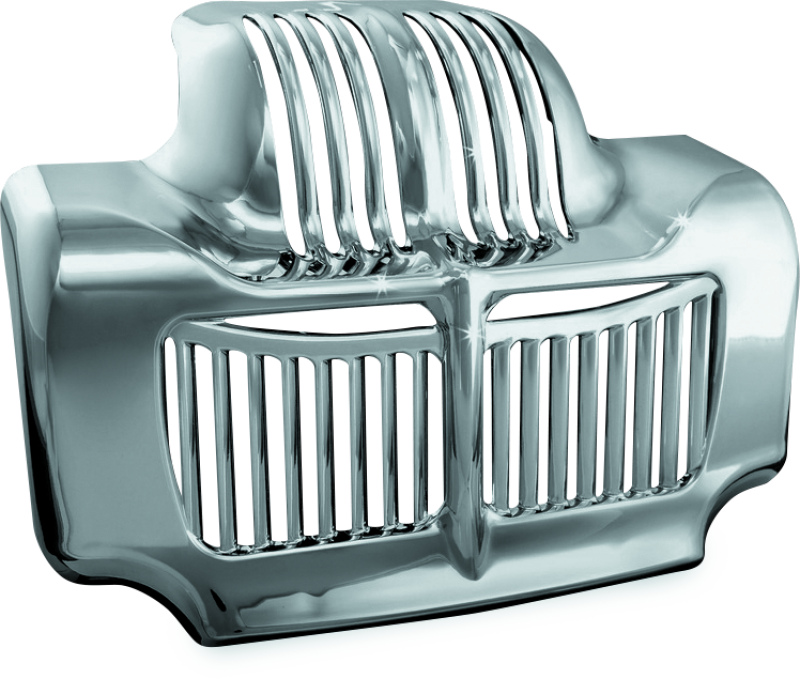 Kuryakyn Oil Cooler Cover for Harley Davidson Touring Models (2011-2013) Chrome - Part #7784