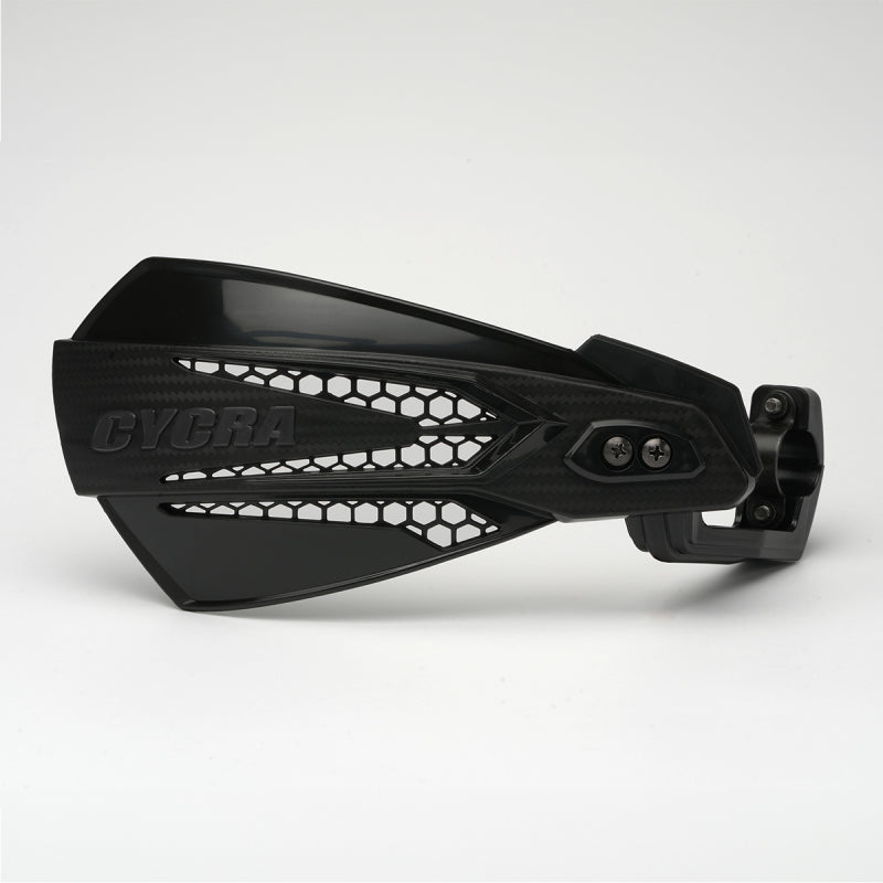 Cycra MX Race Handguards Black/Black - Durable Off-Road Hand Protection for Motorcycles