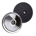 S&S Cycle Dished Bobber Air Cleaner Cover with Machined Highlights - Chrome | Part #170-0120