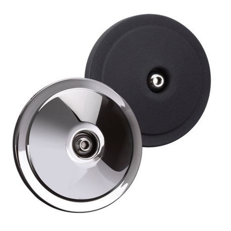 S&S Cycle Dished Bobber Air Cleaner Cover with Machined Highlights - Chrome | Part #170-0120