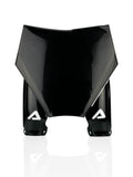 Acerbis 23+ KTM Front Number Plate - Raptor 2 in Black for KTM SX and XC Models