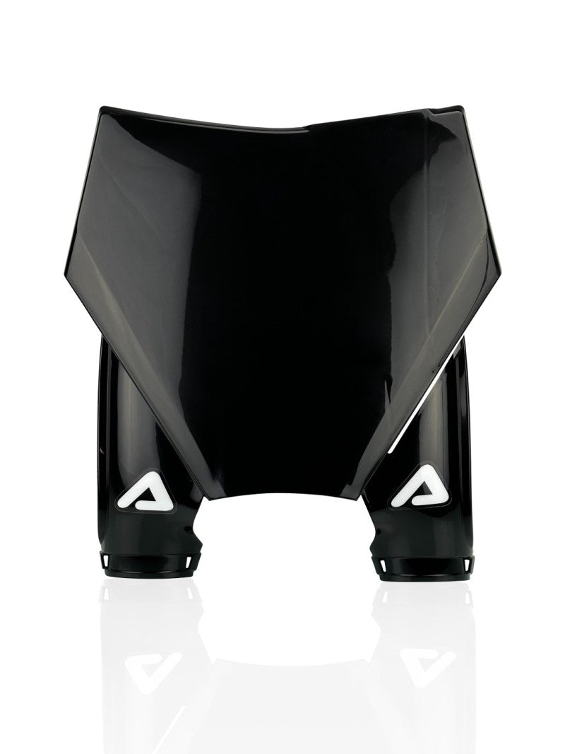 Acerbis 23+ KTM Front Number Plate - Raptor 2 in Black for KTM SX and XC Models