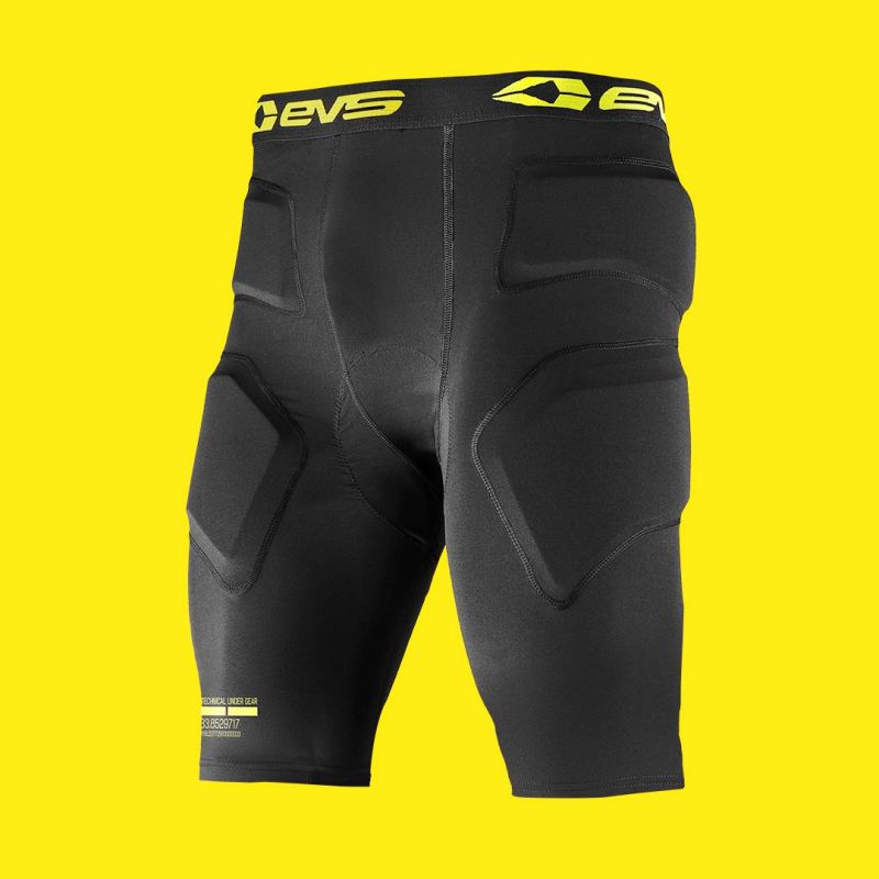 EVS Tug Impact Short Black 2XL – Maximum Impact Protection for Motorcyclists