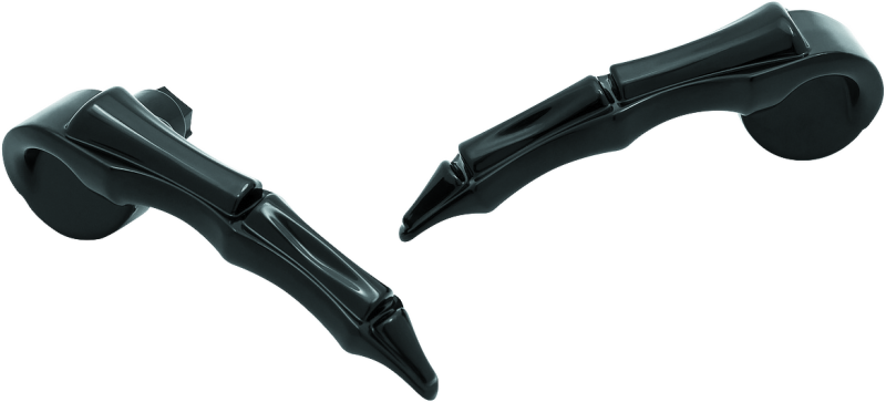 Kuryakyn Zombie Saddlebag Latch Handle Black for Harley Davidson Touring Models