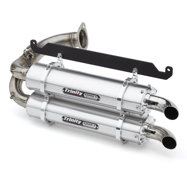 Trinity Racing Honda Talon Slip On Exhaust - Brushed