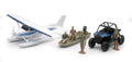 New Ray Toys Xtreme Adventure Set with Polaris RZR and Float Plane - Kids' Powersports Playset