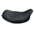 Mustang Motorcycle 08-21 Harley Electra Glide Standard, Road Glide, Road King Solo Seat with Diamond Stitch in Brown