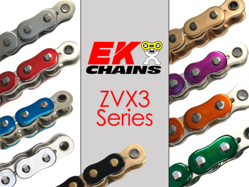 Vortex Racing EK 520 ZVX3 Rivet Master Link - Gold for Motorcycle Chains
