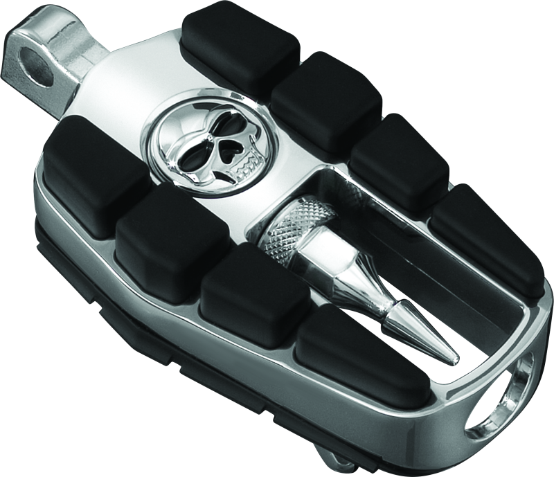 Kuryakyn Zombie Pegs with Male Mount Chrome - Durable Powersports Foot Pegs for Motorcycle Comfort and Style