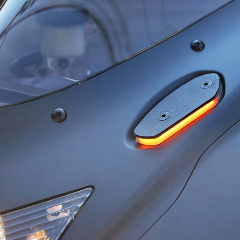 New Rage Cycles GSXR Mirror Block Off LED Turn Signals for Suzuki GSX-R 600-1000 (2005-2008)