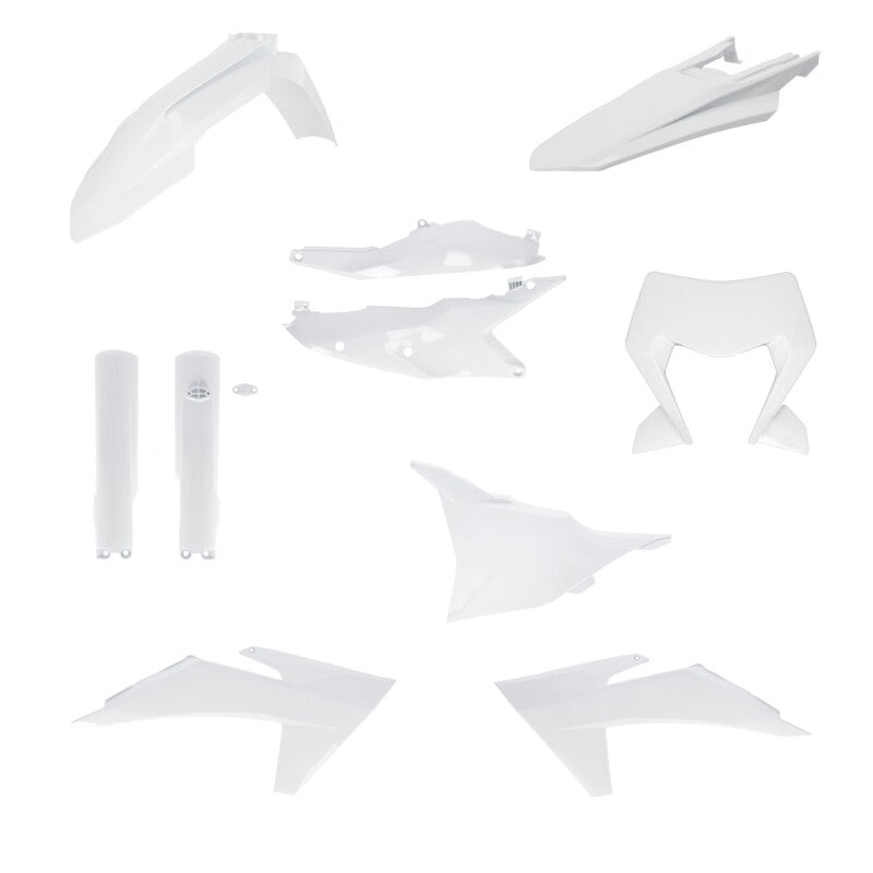 Acerbis 24+ KTM EXC/EXC-F/XC-F/XC-W/XCF-W/XW-F Plastic Kit - White