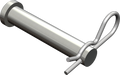 KFI Plow Actuator Service Pin Part Number 106070 - Zinc Plated Clevis Pin for Powersports Equipment