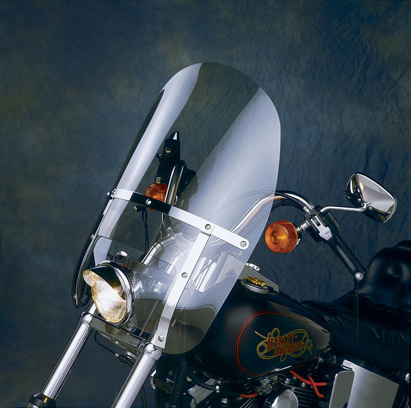 National Cycle Heavy Duty Touring Windshield N2210 – Durable Polycarbonate Cruiser Windshield with Adjustable Center Window