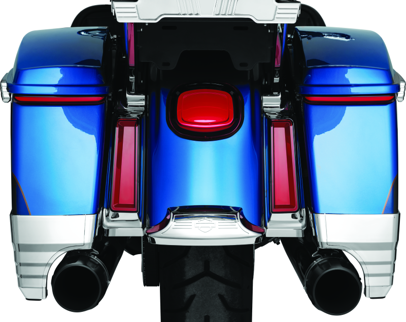 Kuryakyn Tracer Saddlebag Lights with Red Lens for Harley Davidson Touring Models