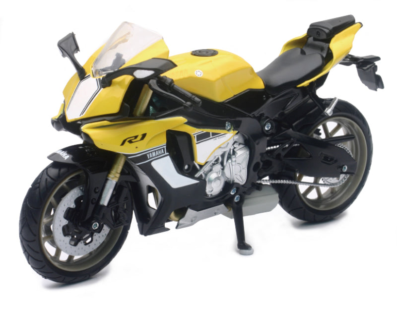 New Ray Toys Yamaha YZF-R1 Street Bike 1:12 Scale in Yellow (Part #57803B)