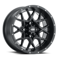 ITP Hurricane 14x7 PowerSports Wheel with 4x156 Bolt Pattern and 4+3 Offset in Matte Black