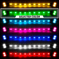 XKGLOW Motorcycle Highway Bar Switchback Driving Lights - Dual Color LED with Turn Signal Function