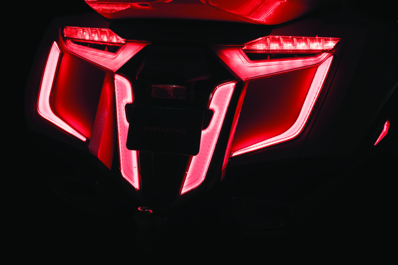 Kuryakyn Omni LED Rear Fender Cover for Honda GL1800 Gold Wing (2018-2020) – Satin Black
